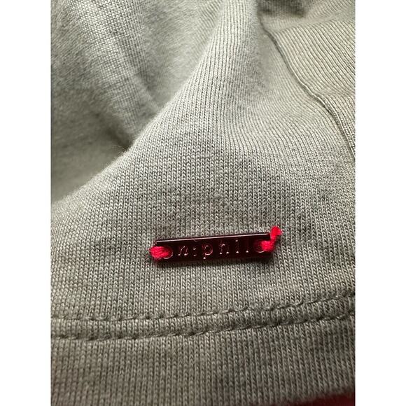 n:p x n:PHILANTROPHY Sz S Francis Tee Dress Long Sleeve Olive Green mini bodycon - Picture 4 of 9